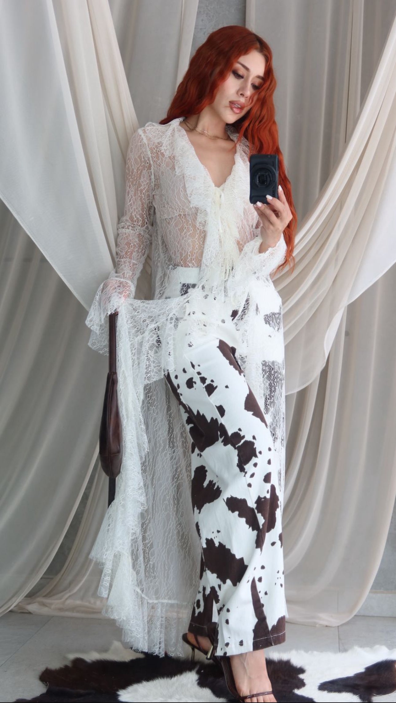 ENSAMBLE ENCAJE BEIGE