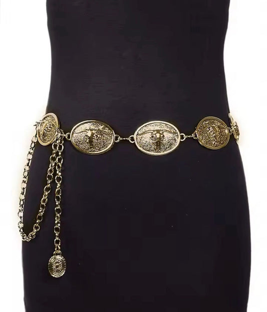 CINTURÓN METÁLICO ORO