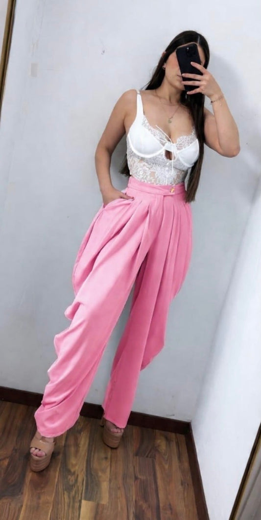 PANTALÓN GLOBO ROSA