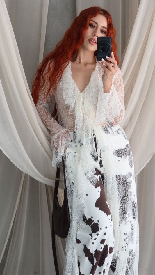 ENSAMBLE ENCAJE BEIGE