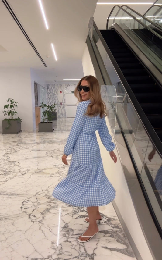 VESTIDO CUADROS VICHY