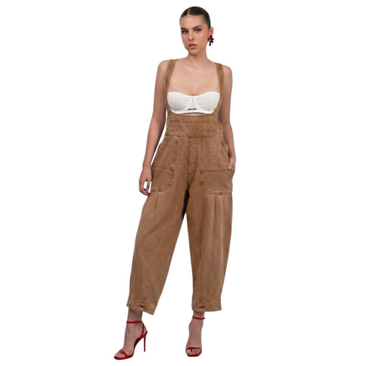 OVEROL TIRANTES MARRÓN