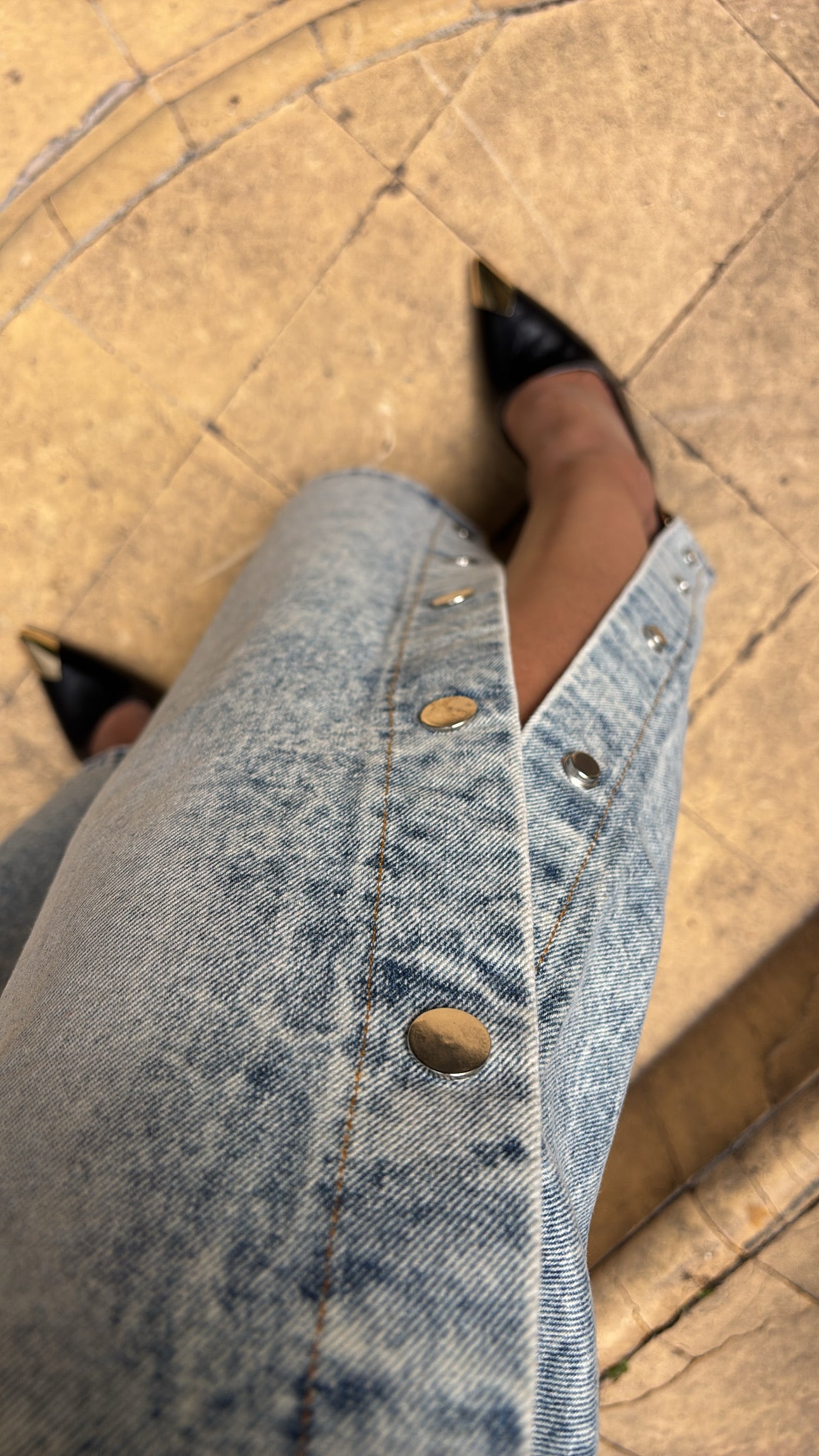 JEANS BOTONES LATERAL