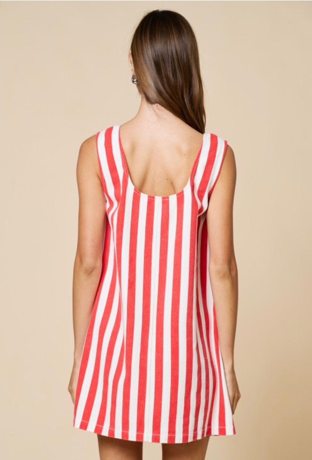 VESTIDO COMBINADO RAYAS