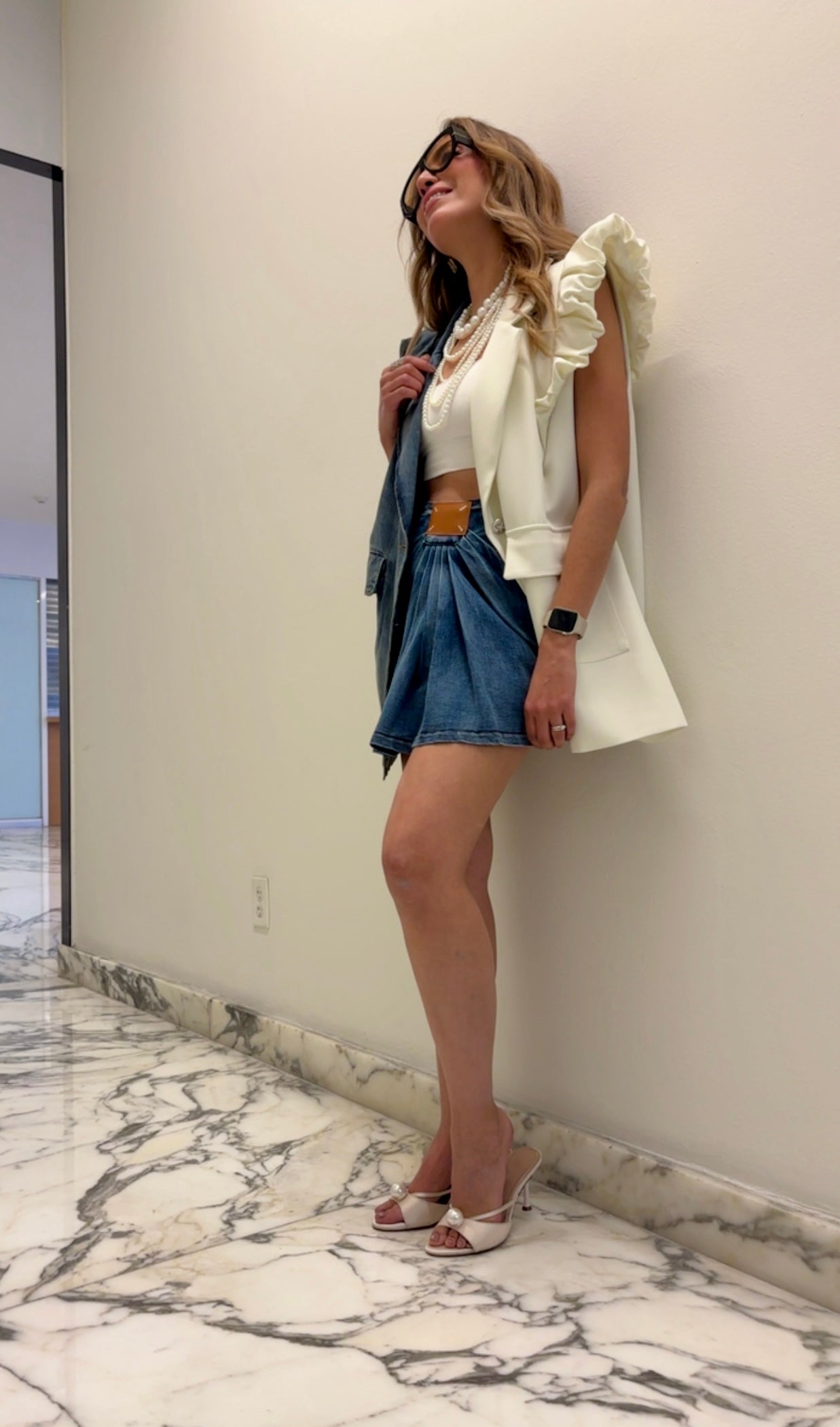 FALDA SHORT DENIM