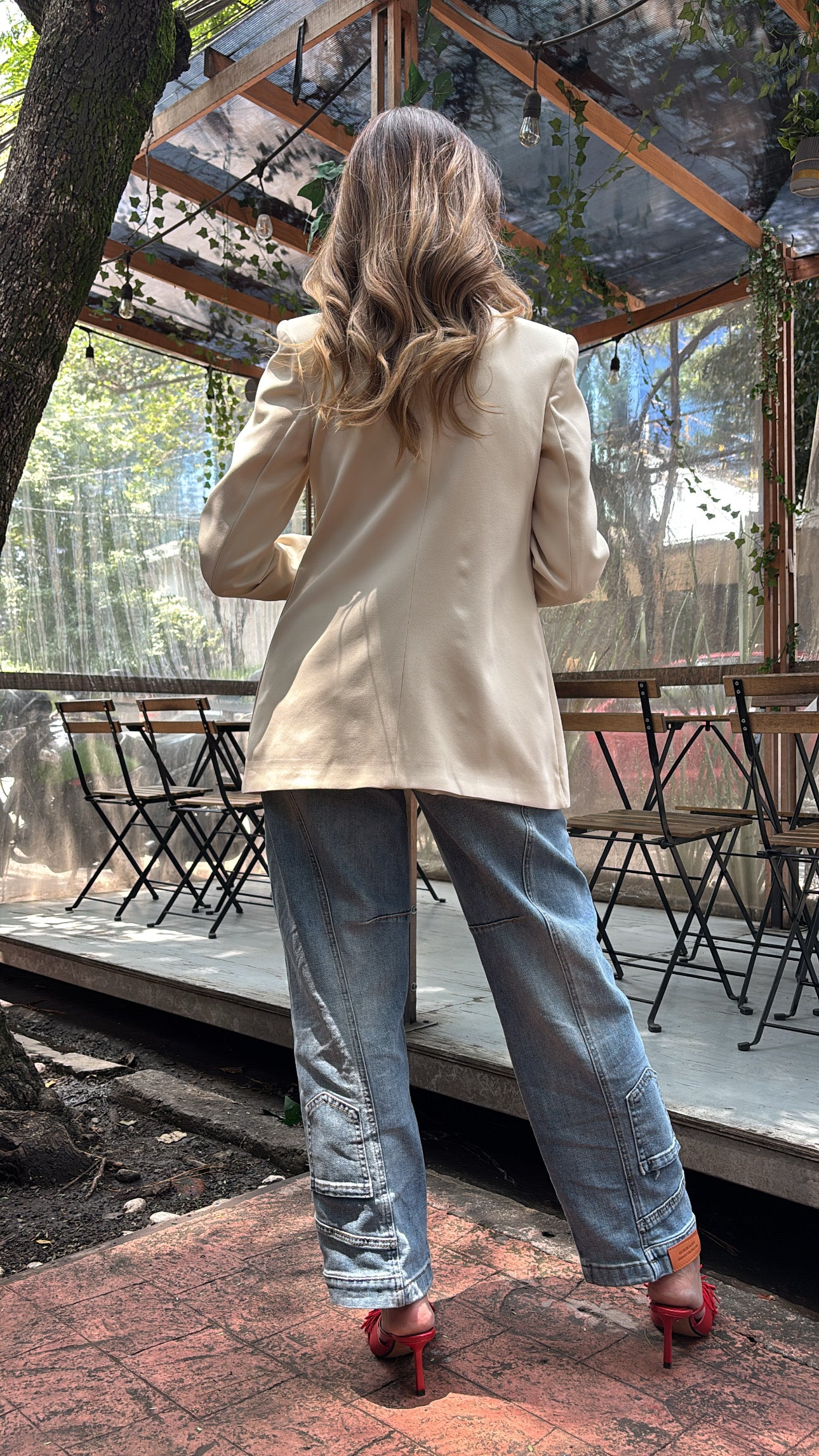 BLAZER BORDADO BEIGE