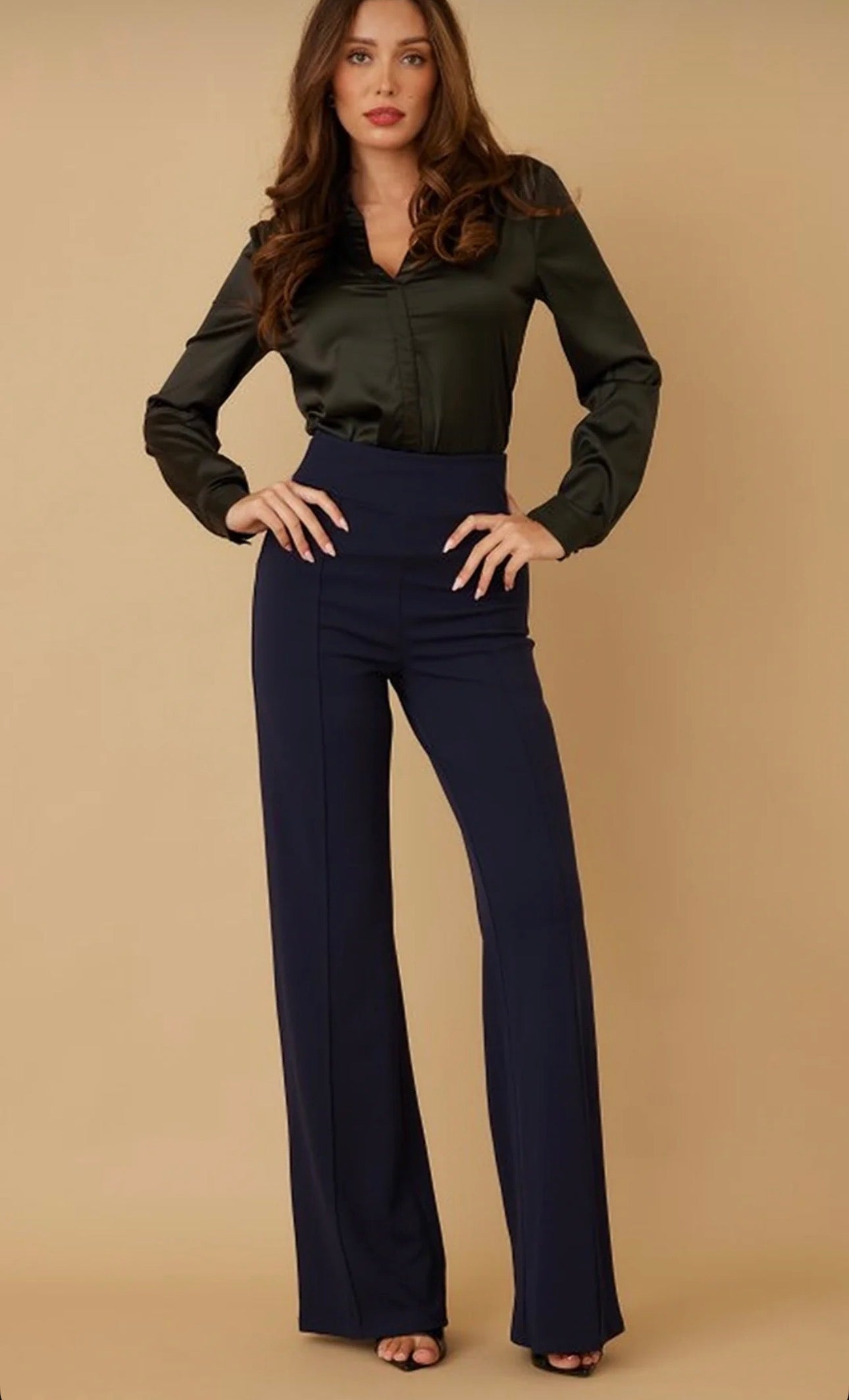 PANTALÓN RECTO AZUL