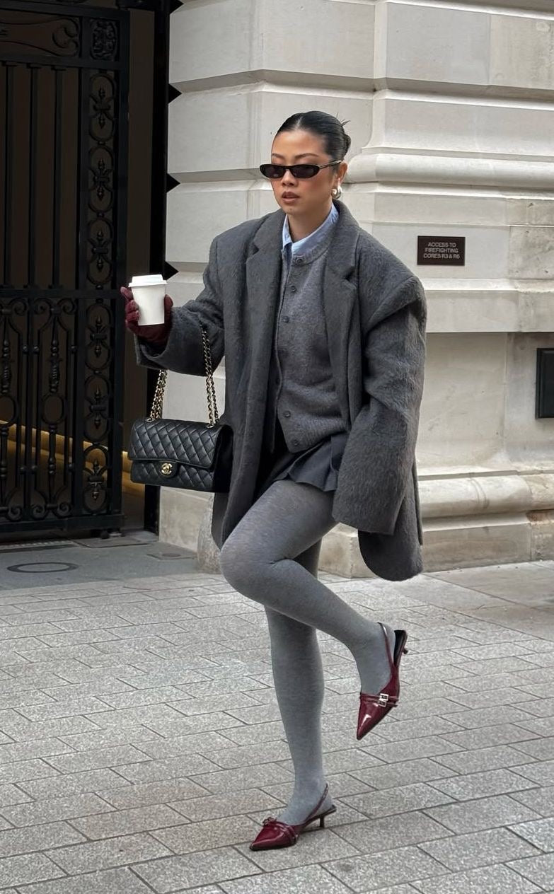 MALLAS AFELPADAS GRIS