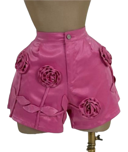 SHORTS FLOR ROSA