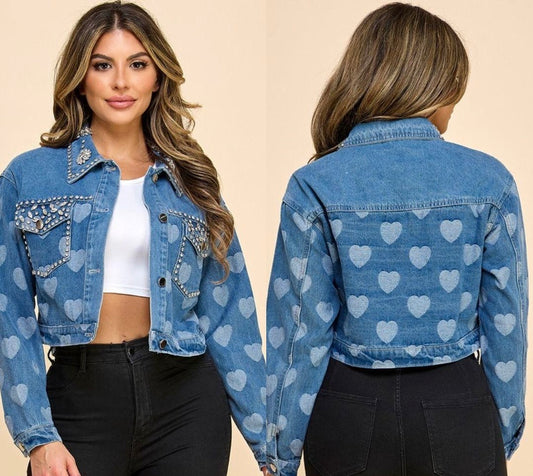 CHAMARRA DENIM CORAZÓN