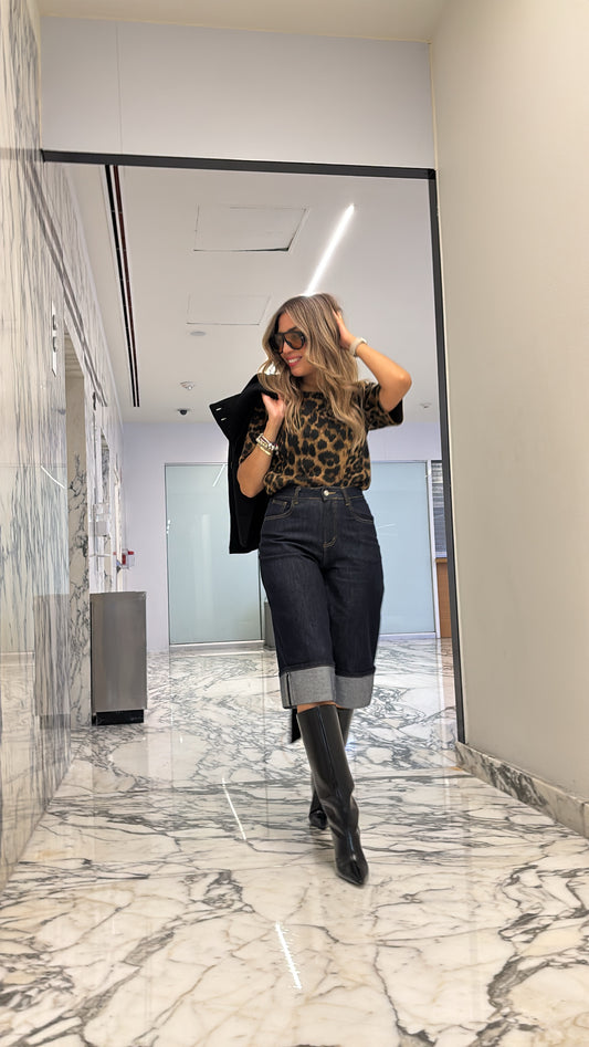 PANTALÓN CORTO TIPO BERMUDA DENIM