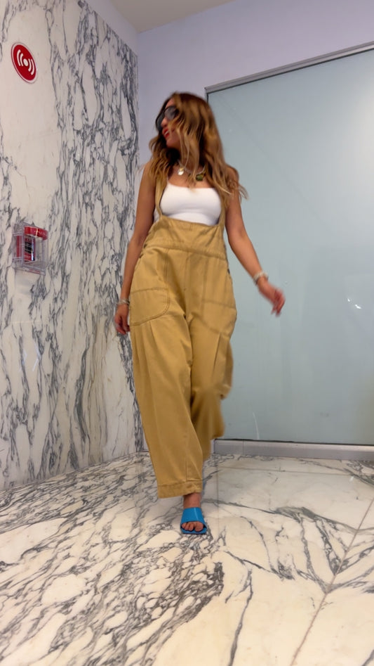 OVEROL TIRANTES MARRÓN