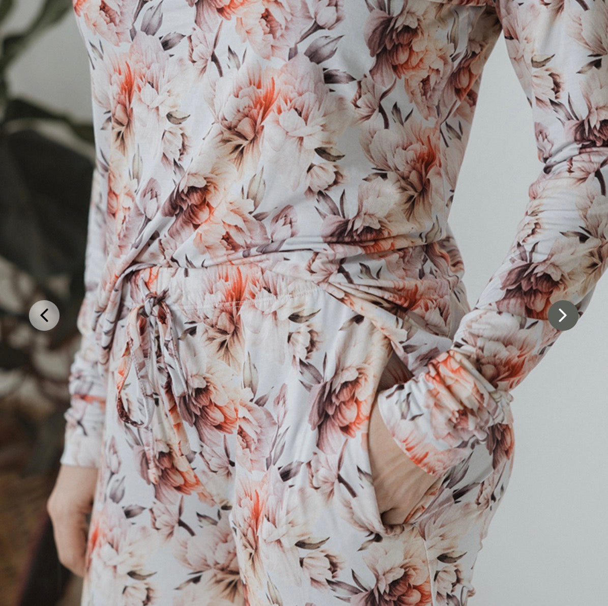 PIJAMA PEONIAS FLOR MUJER