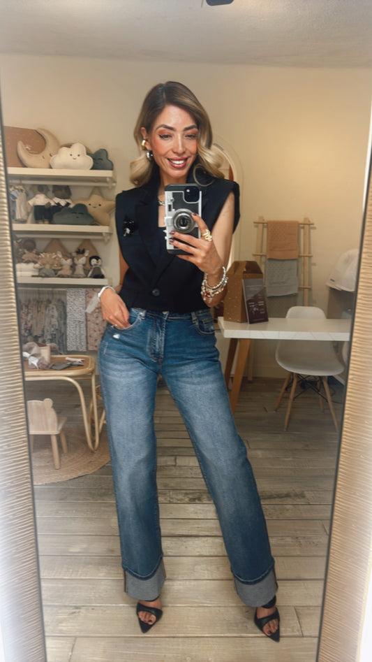 JEANS DOBLADILLO