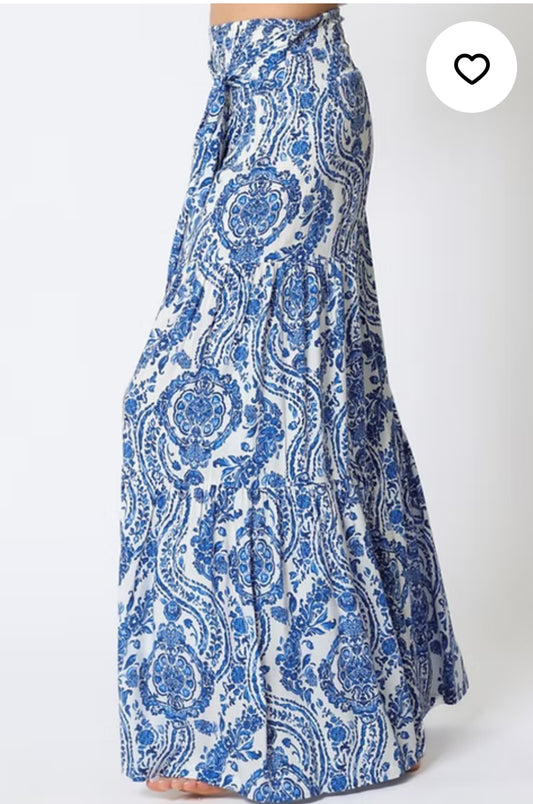 PANTALONES BOHO AZULES