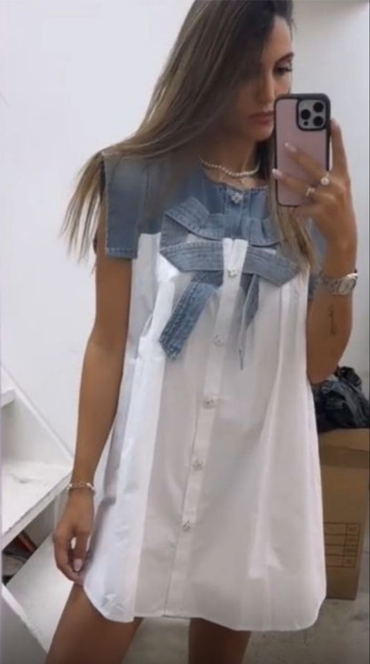 VESTIDO CAMISERO DENIM