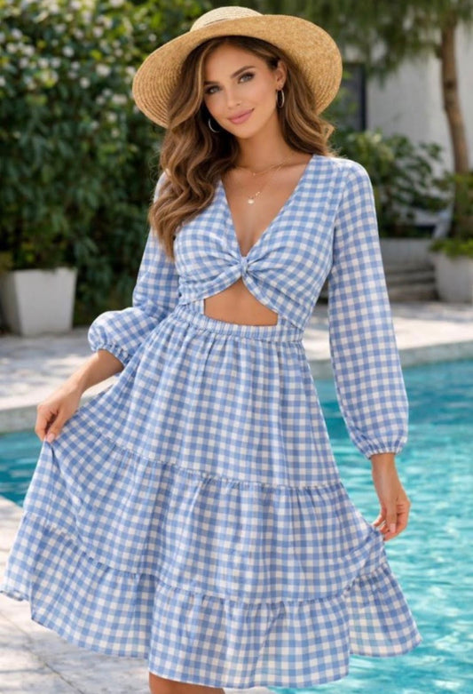 VESTIDO CUADROS VICHY