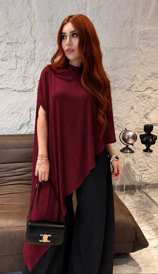 MAXIBLUSA ASIMÉTRICA VINO